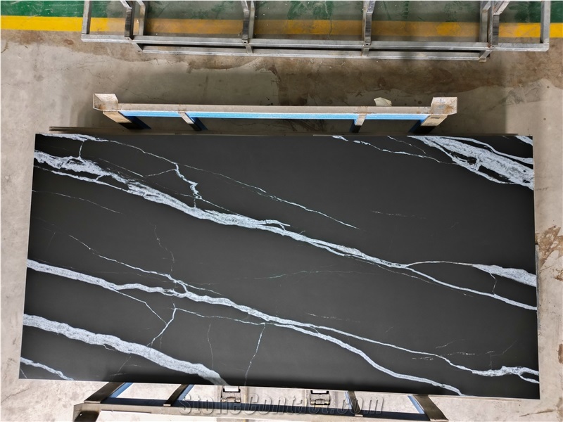 1600X3200x 20Mm &12Mm Thickness Top Nero Margiua Sintered Stone Slabs