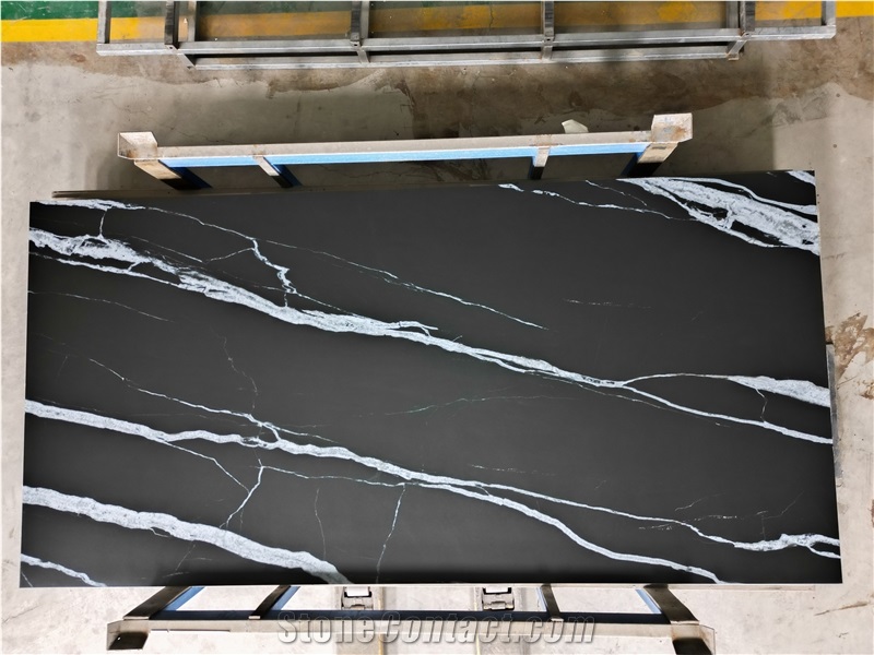 1600X3200x 20Mm &12Mm Thickness Top Nero Margiua Sintered Stone Slabs