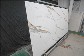 1600X3200x12 Mm Rose Gold Full Body Sintered Stone Slabs