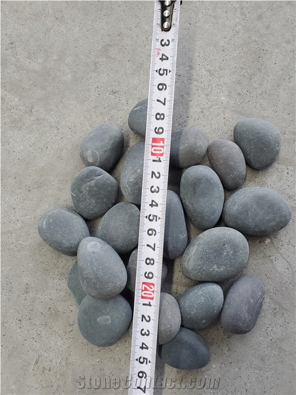 Black Washed Rive Stone Washed Pebble Stone Natural Rock