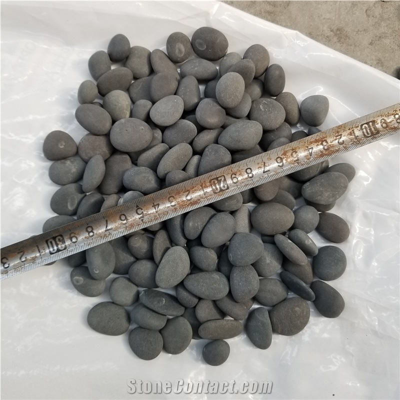 Black Washed Rive Stone Washed Pebble Stone Natural Rock