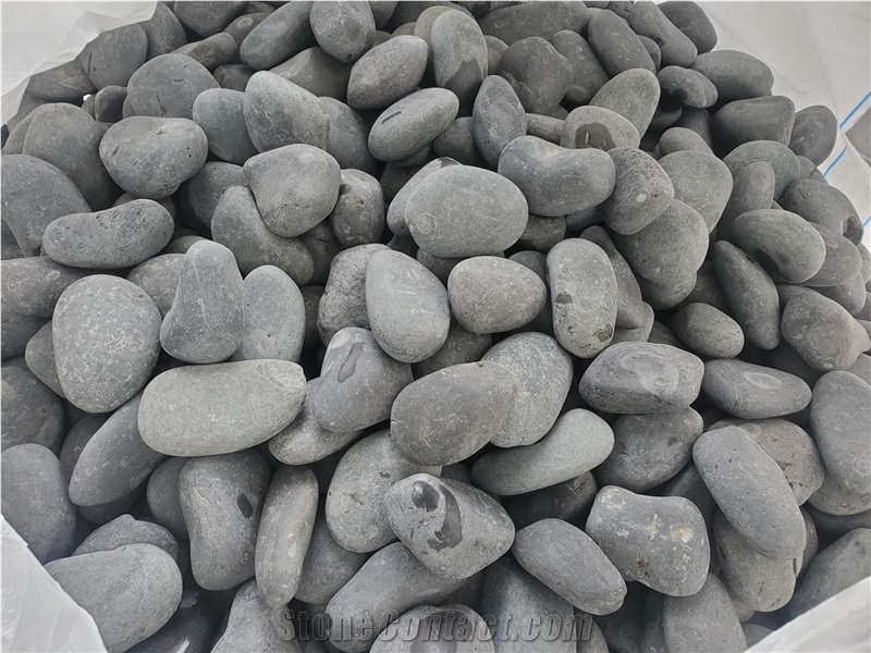 Black Washed Rive Stone Washed Pebble Stone Natural Rock