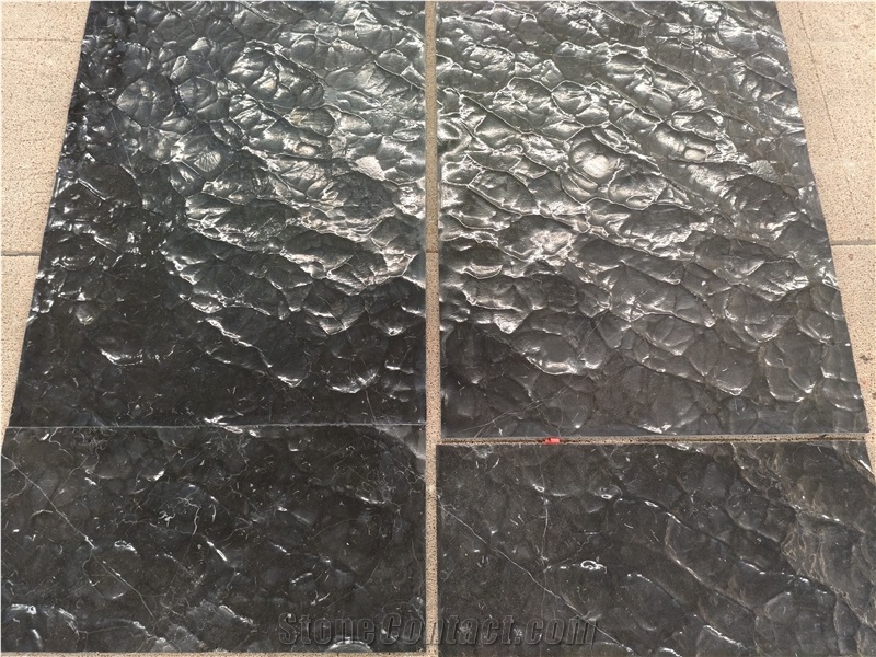 China Marquina Marble 3D Wave Tiles