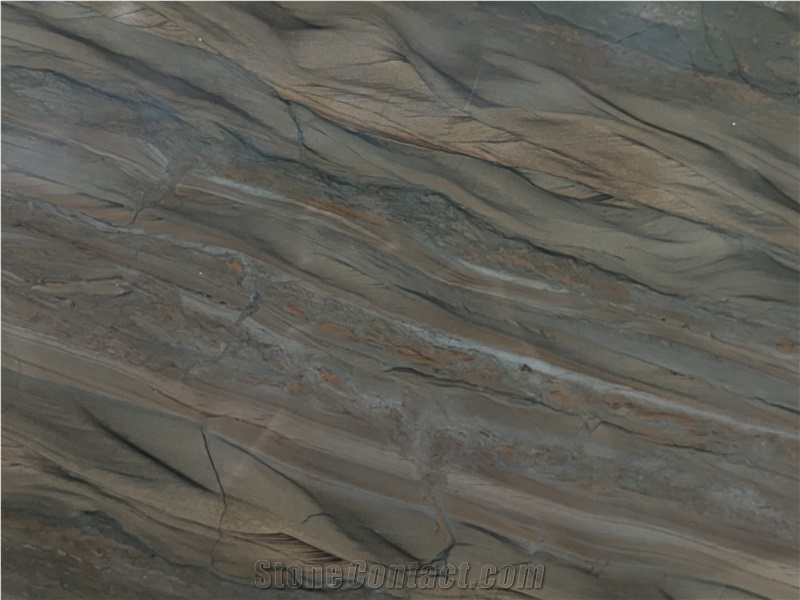Elegant Brown Quartzite Slabs