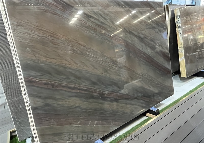 Elegant Brown Quartzite Slabs
