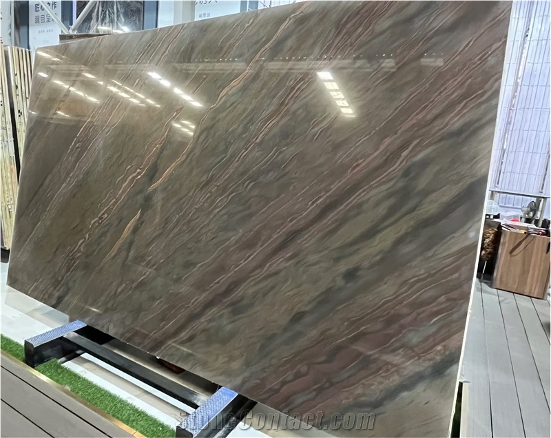 Elegant Brown Quartzite Slabs
