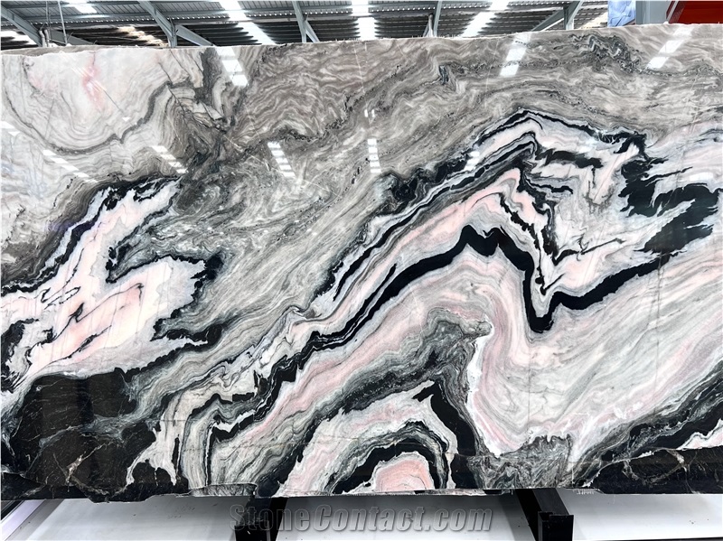 Panda Pink  Marble Slabs