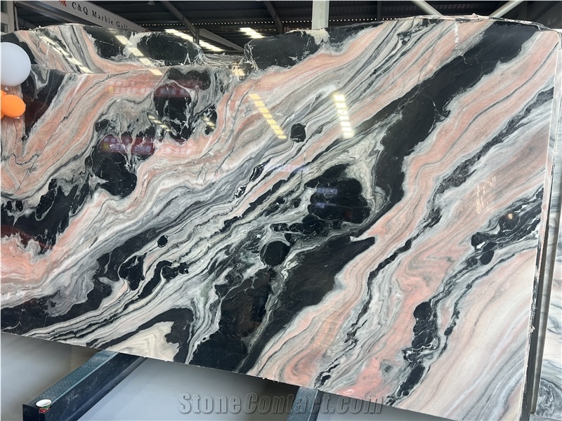 Panda Pink  Marble Slabs
