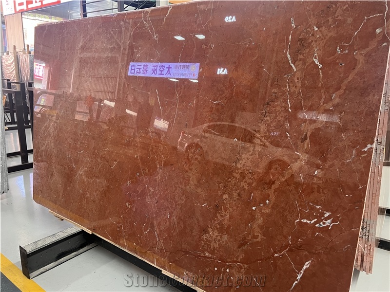 Red Alicante Marble Slabs