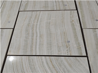Straight Grain White Jade Onyx Tiles