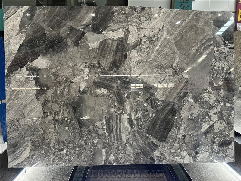 Titanium Grey Marble Slabs