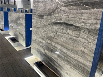 Titanium Grey Marble Slabs