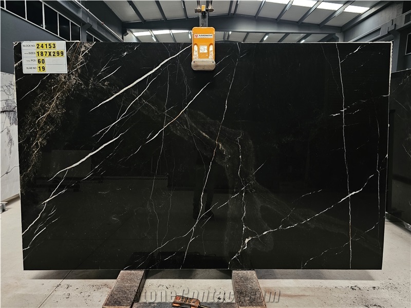 Alexandrette Black Marble Slabs