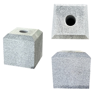 Japanese Cube Granite Landscaping For Umbrellas Base