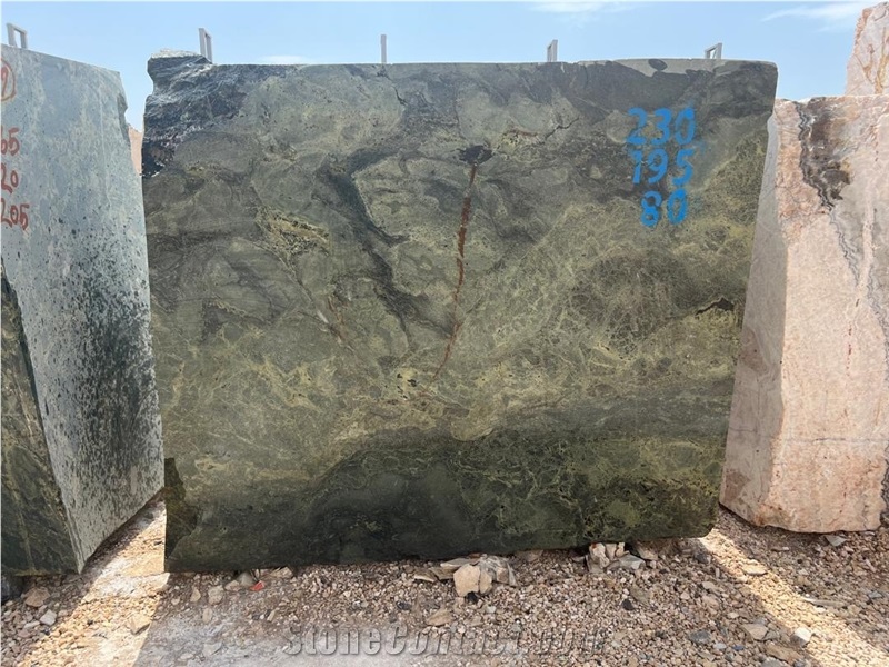 Birjand Green Granite Blocks