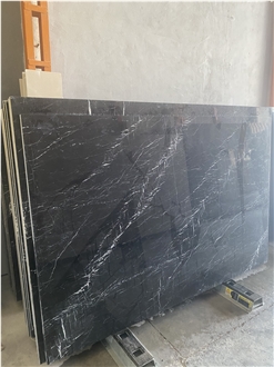 Persian Black Nero Marble Slabs
