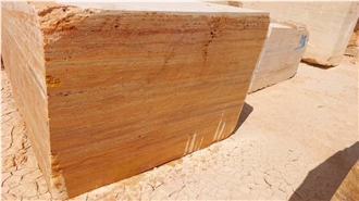 Persian Lemon Travertine Blocks