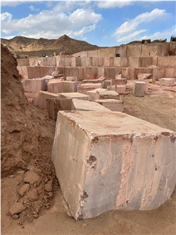 Persian Rose  Marble Block