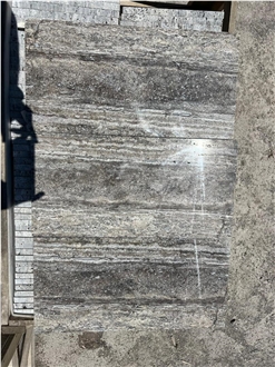 Persian Silver Takab Travertine Tiles