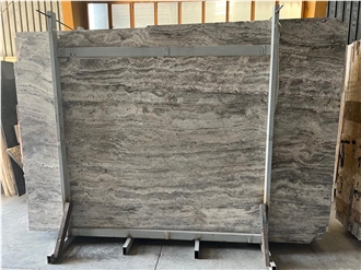 Takab Silver Travertine Slabs