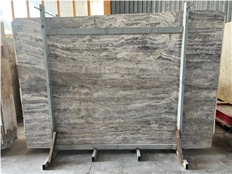 Takab Silver Travertine Slabs