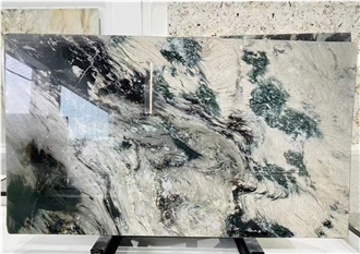 Brazil Green Valley Orchid Cactus Boreal Quartzite Slabs