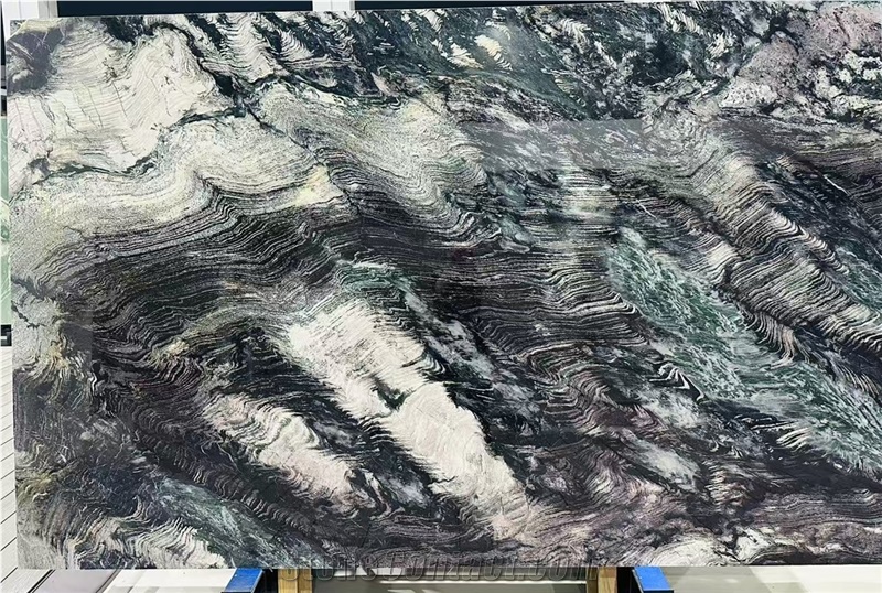 Brazil Green Valley Orchid Cactus Boreal Quartzite Slabs