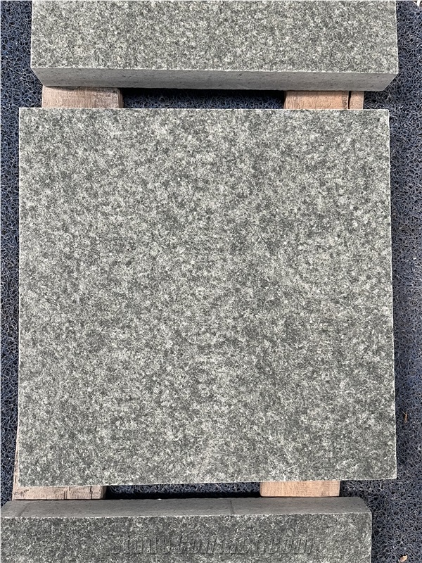 Green Granite Bush Hammered Paver Stone