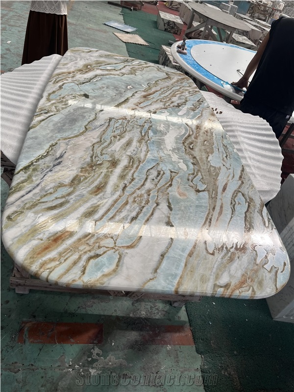Marble Furnitures Dining Table Tops