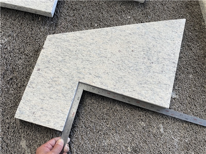Sandblasted Giallo San Francisco Granite Paving Stone