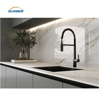 Calacatta White Sintered Stone Kitchen Countertops Calacatta White Sintered Stone Kitchen Countertops