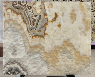 Cloudy Grey Onyx Slabs For Backlighting Wall Panel