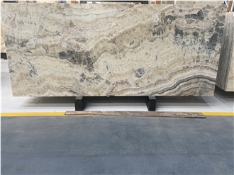 Cloudy Grey Onyx Slabs For Backlighting Wall Panel
