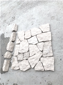 Irregular Beige Limestone Split Wall Stone