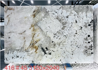 Pandora White Quartzite Slabs