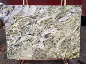 Polished Amazon Green Marble Slabs