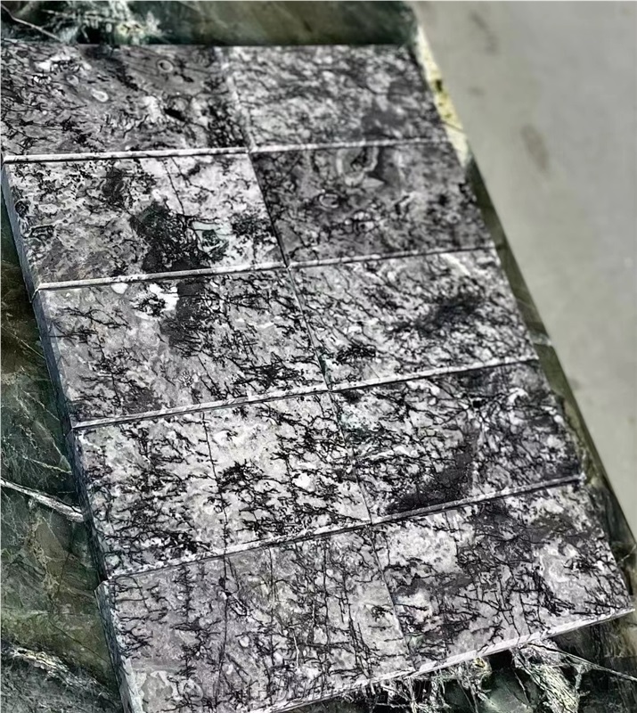 Polished Brazil Amazon Grey Marble Slabs