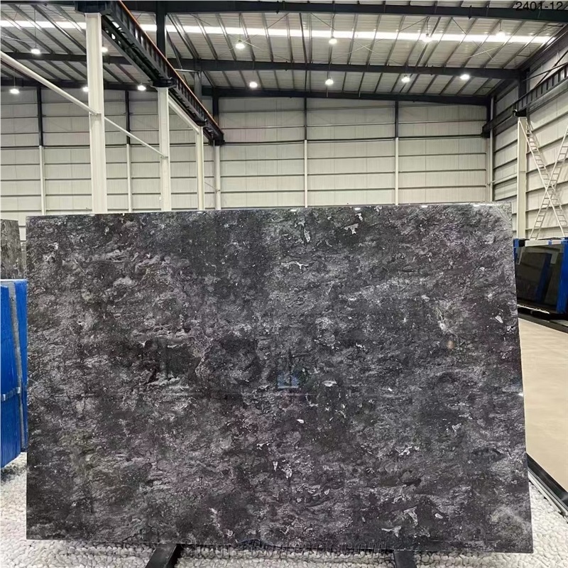 Polished Brazil Amazon Grey Marble Slabs