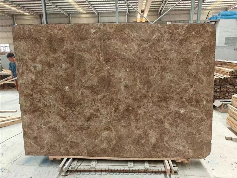 Polished Light Empereador Marble Slabs