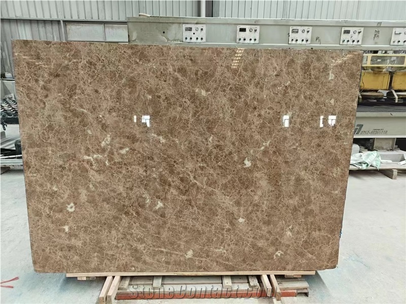 Polished Light Empereador Marble Slabs