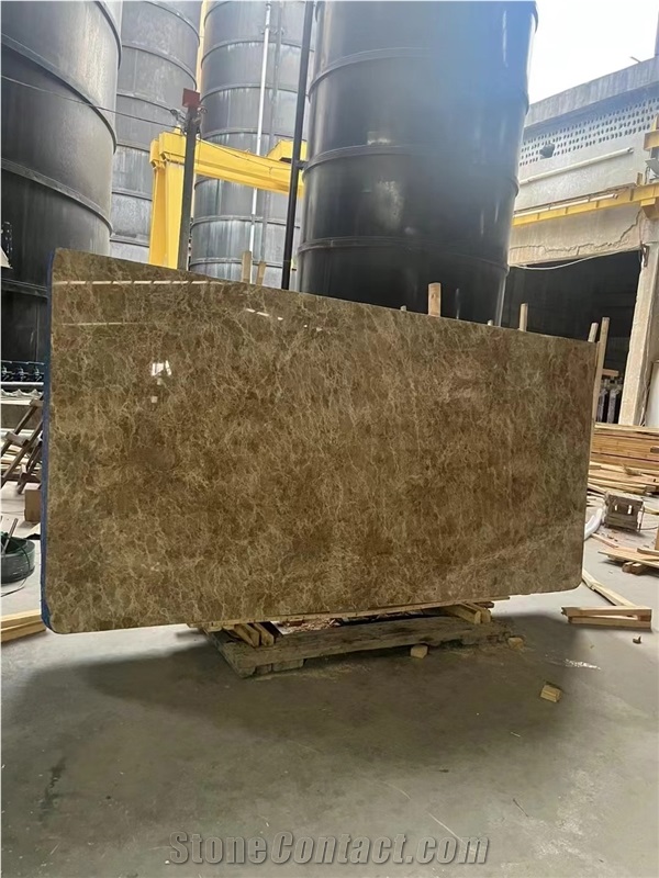Polished Light Empereador Marble Slabs