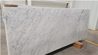 Polished White Carrara Marble Slab Tiles