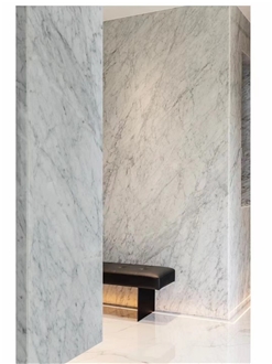Polished White Carrara Marble Slab Tiles