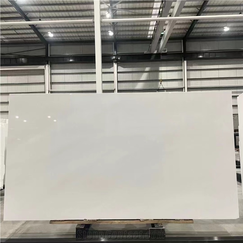 Polished Yugoslav White Marble Slabs For Floor Application