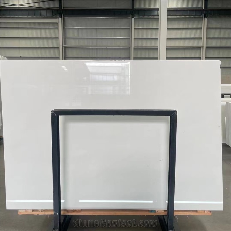Polished Yugoslav White Marble Slabs For Floor Application