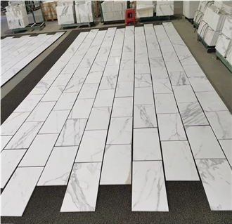 Luxury Polished Calacatta White Marble Slab Wall Floor Tiles