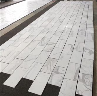 Luxury Polished Calacatta White Marble Slab Wall Floor Tiles