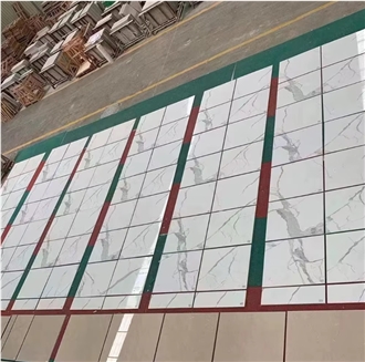 Luxury Polished Calacatta White Marble Slab Wall Floor Tiles