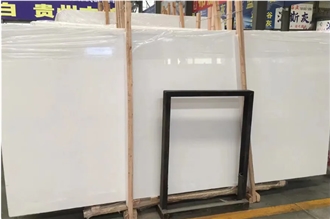 Pure White Thassos Snow White Marble Slab For Floor Tile