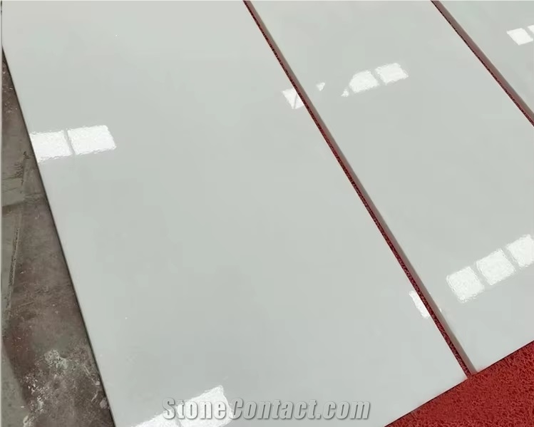 Pure White Thassos Snow White Marble Slab For Floor Tile